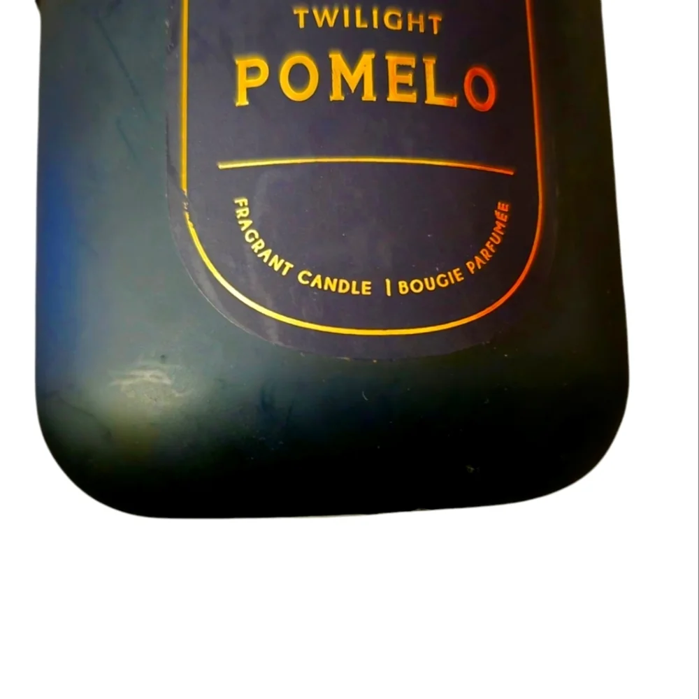Twilight Pomelo Scented Jar Blue Wax Candle With 2 Wicks  12.5oz Brand New - Picture 5 of 8